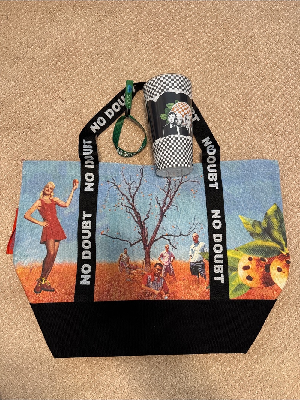 No Doubt Tragic Kingdom tote sphere